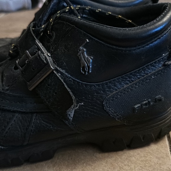 These are Ralph Lauren ankle boots for hiking. I have a lot of wear left - Picture 2 of 3